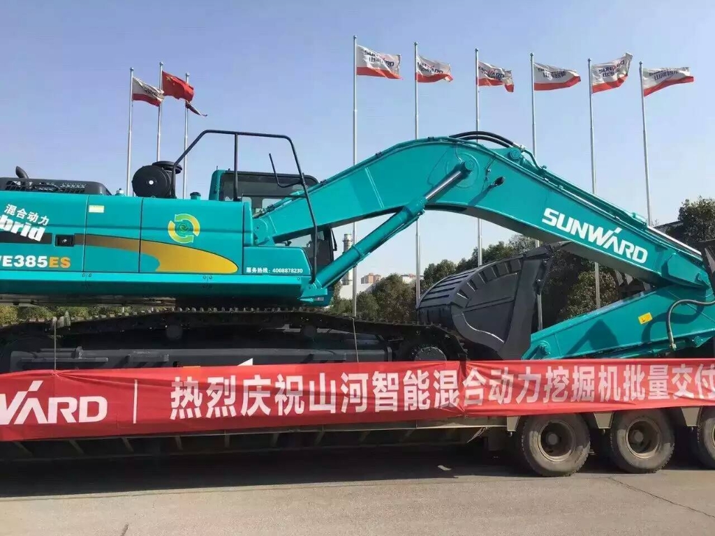 就這樣被你征服！山河智能100臺液壓混合動力挖掘機(jī)挺進(jìn)礦山