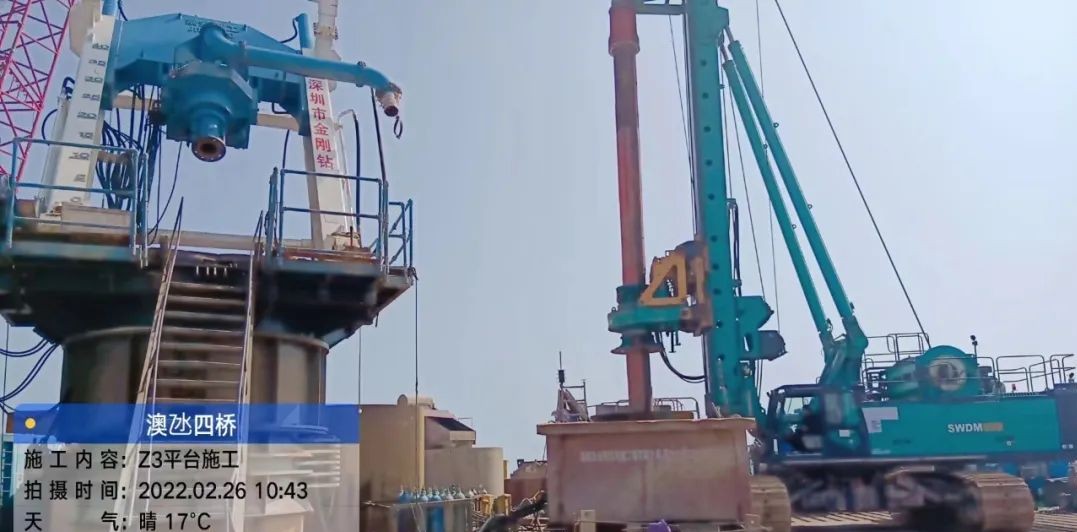 乘風(fēng)破浪的旋挖鉆機(jī)！山河智能助建澳氹第四跨海大橋
