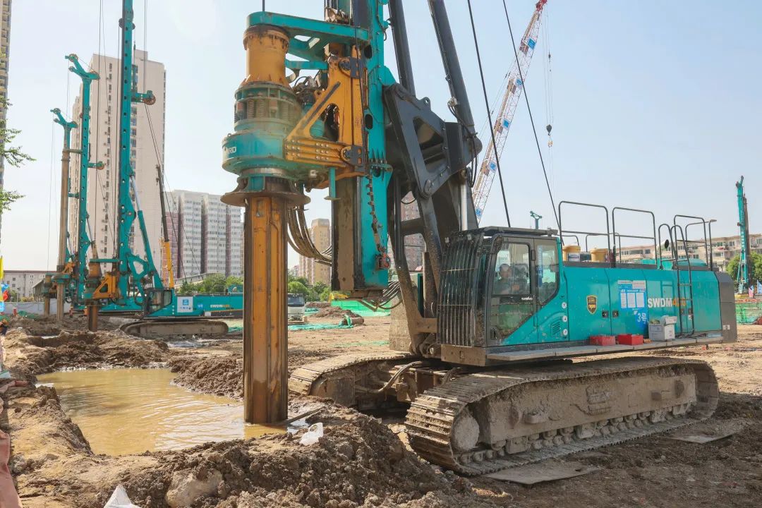 閃耀首都！山河智能旋挖鉆機(jī)集群助力民生工程