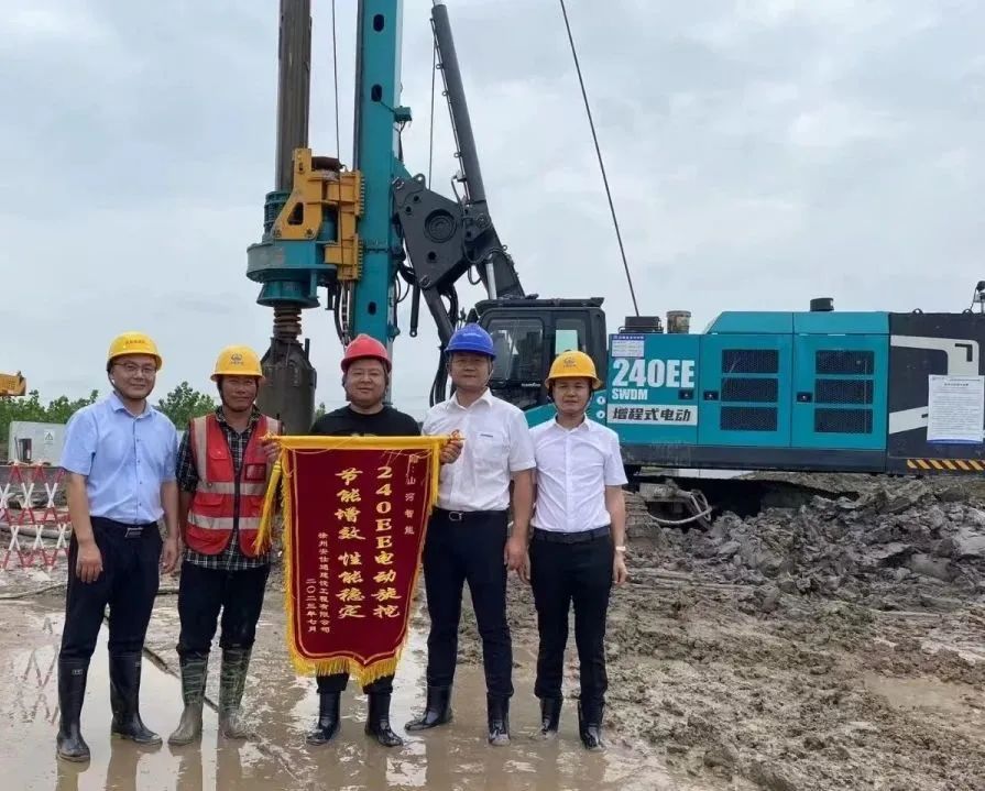 “零故障”“低能耗”！山河智能增程式電動旋挖鉆機(jī)驚艷首秀