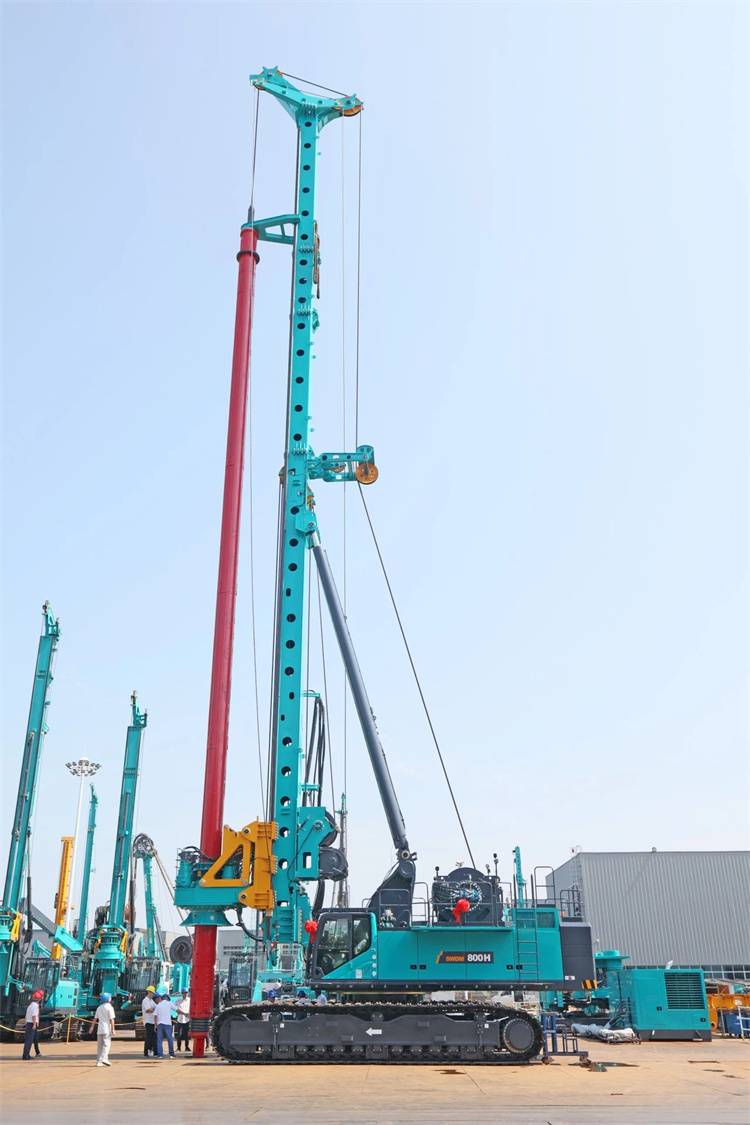 山河智能樁工機(jī)械再添強(qiáng)將！SWDM800H旋挖鉆機(jī)順利下線
