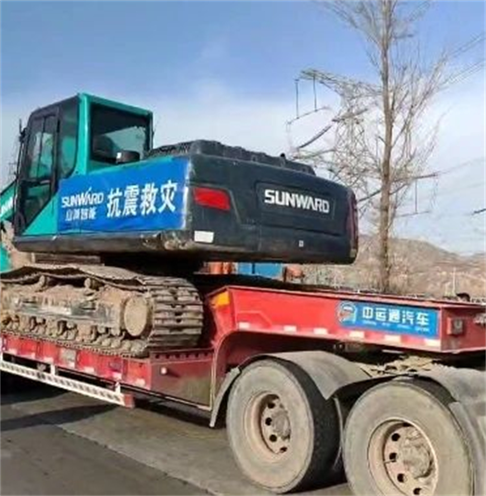 支援抗震救災一線，山河智能在行動！