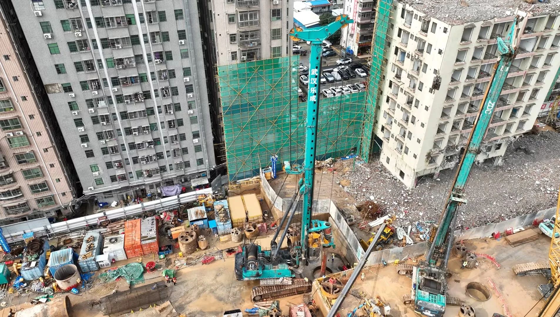 性能突出，超強(qiáng)助力！山河智能旋挖鉆機(jī)助力深圳地鐵五和站施工